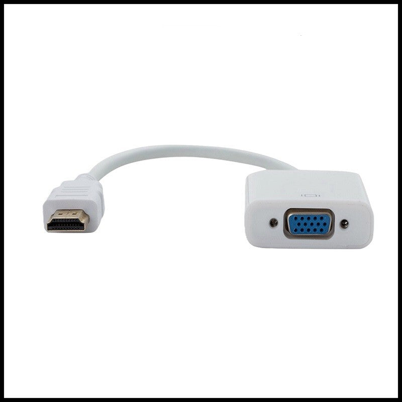 For Qtuniq HDMI Male to VGA Female HD Video Fast Converter Adapter Cable