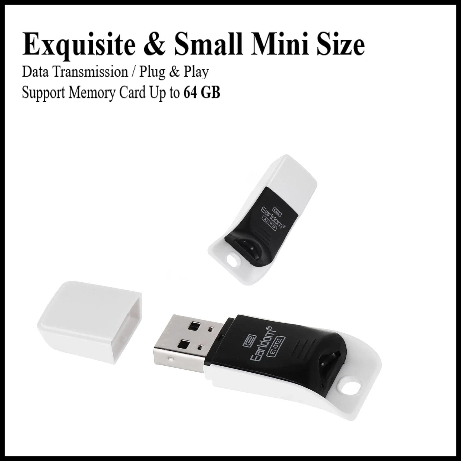 For Earldom ET-OT25  USB 2.0 Micro SD Card Reader-TF Card Adapter for Android,PC