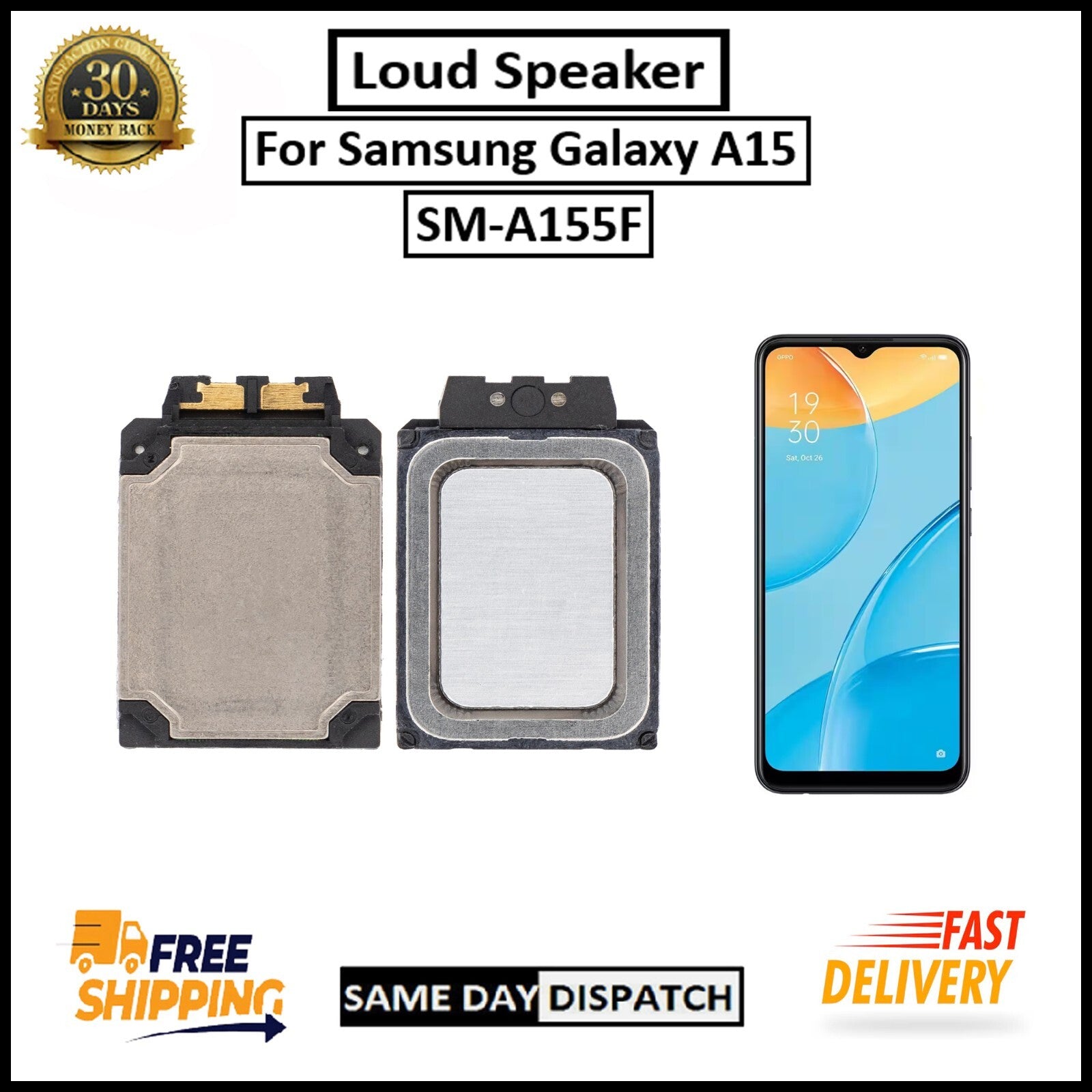 For Samsung Galaxy A15 / SM-A155F Replacement Loud Speaker Buzzer Ringer