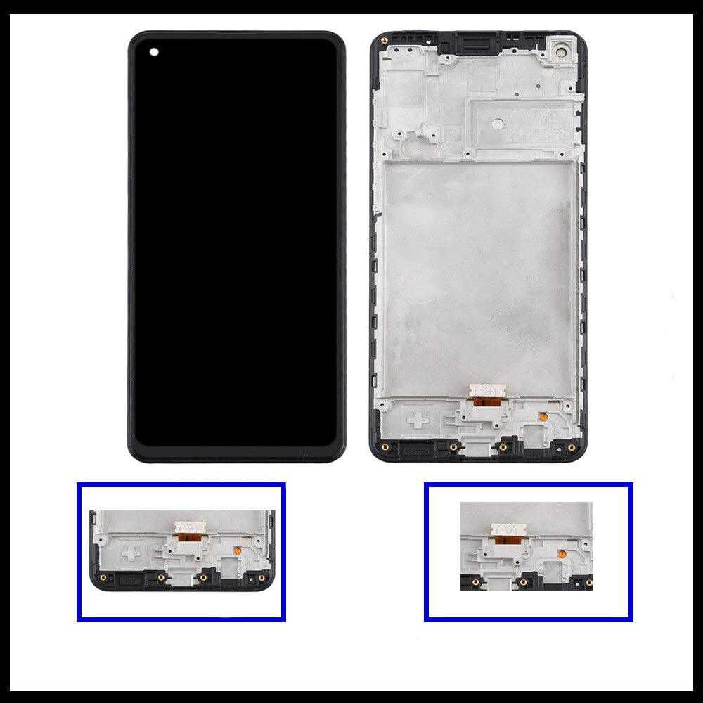 For Samsung Galaxy A21s / SM-A217F LCD With Frame Display Screen Replacement