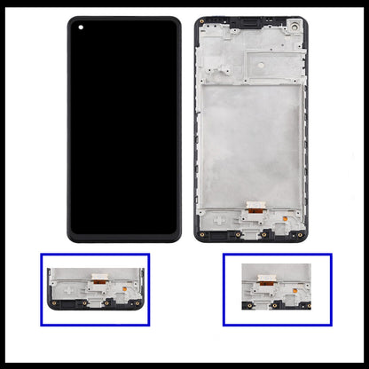 For Samsung Galaxy A21s / SM-A217F LCD With Frame Display Screen Replacement