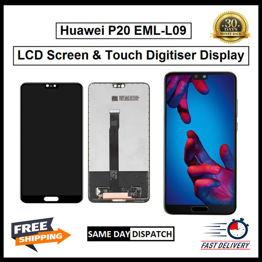 For Huawei P20 EML-L09 Display Screen Touch Digitizer Replacement LCD