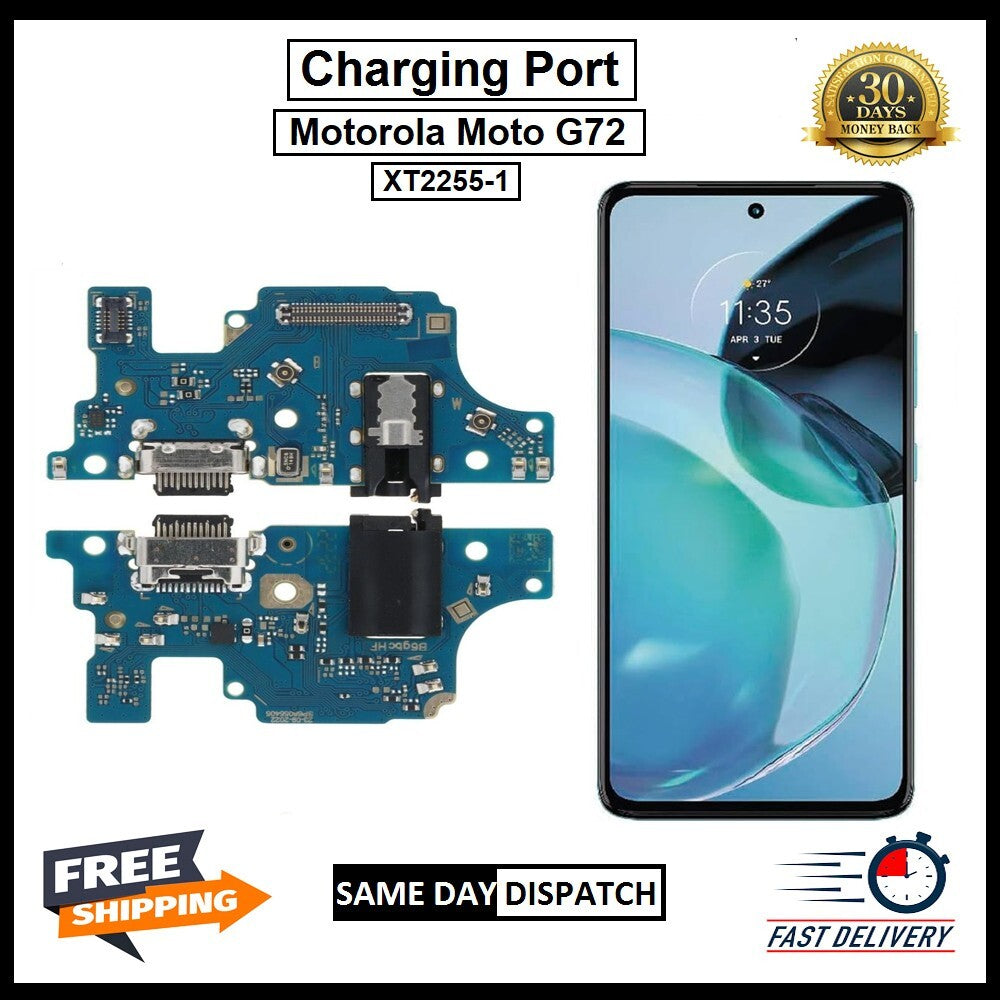 For Motorola Moto G72 / XT2255-1 Charging Port Flex Replacement
