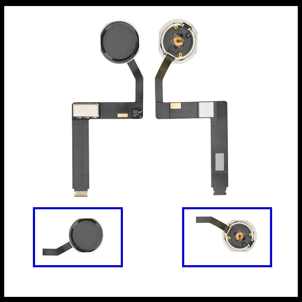 For iPad Pro 9.7 / A1673 / A1674 / A1675 Genuine Home Button Flex Black / White
