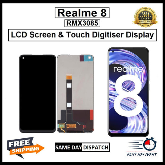 For Oppo REALME 8 ( RMX3085)  LCD Display Touch Screen Digitizer Replacement