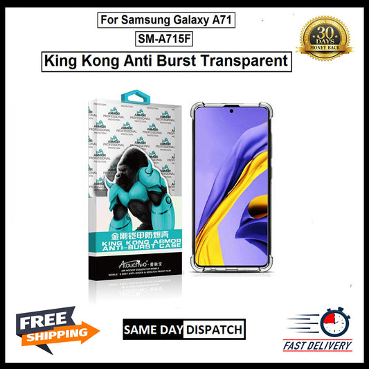 For Samsung Galaxy A71 King Kong Anti Burst & Silicon Shockproof Case Cover