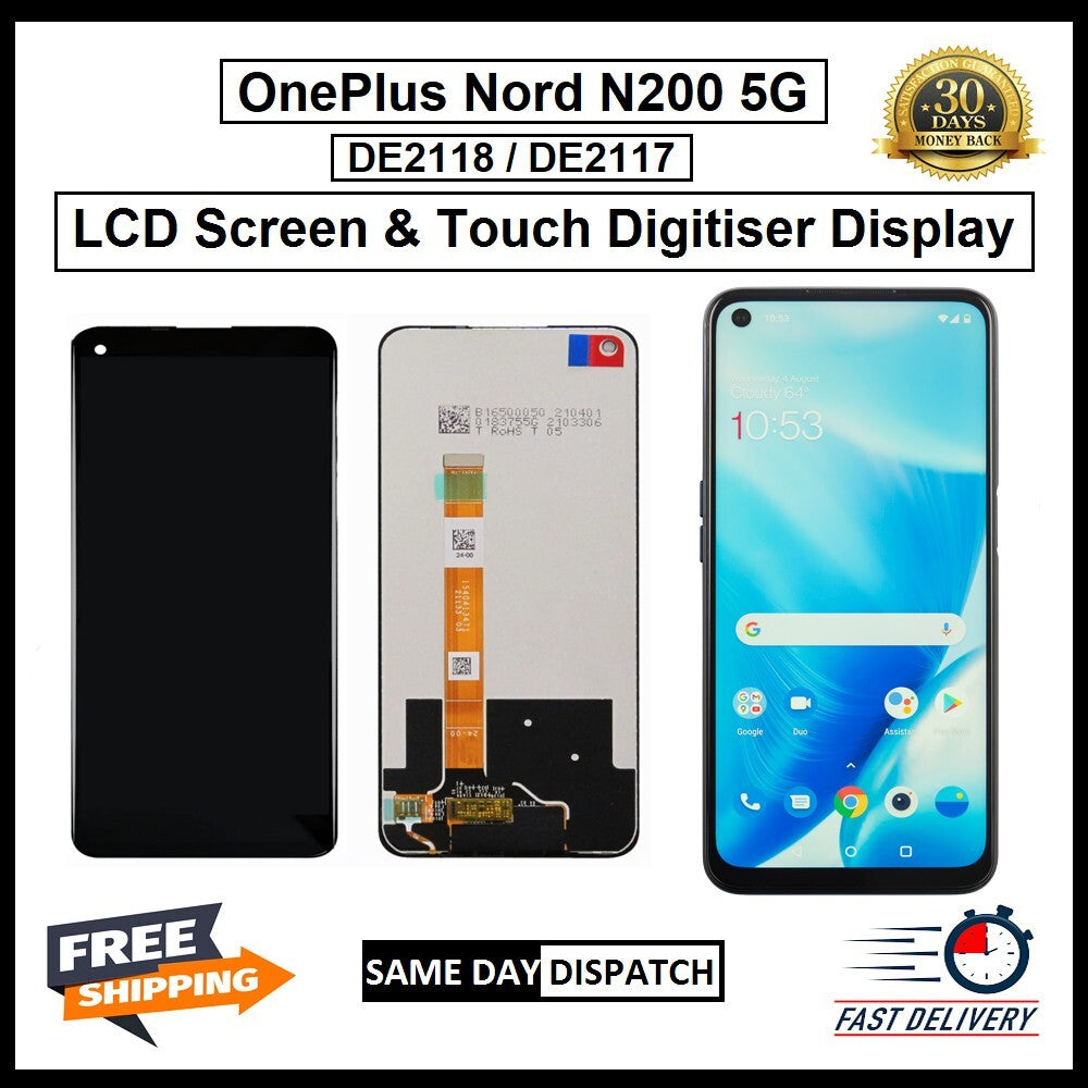For OnePlus Nord N200 5G Display Screen Touch Digitizer Replacement LCD