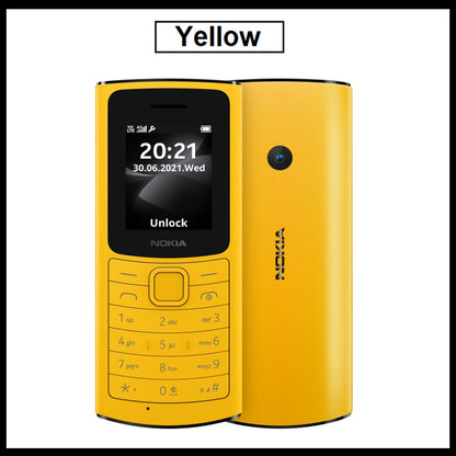 Nokia 110 4G LTE BIG Button & Unlocked ( Dual Sim ) & MP3 Player & FM Radio