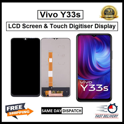 For Vivo Y33s  Display Screen Touch Digitizer Replacement LCD