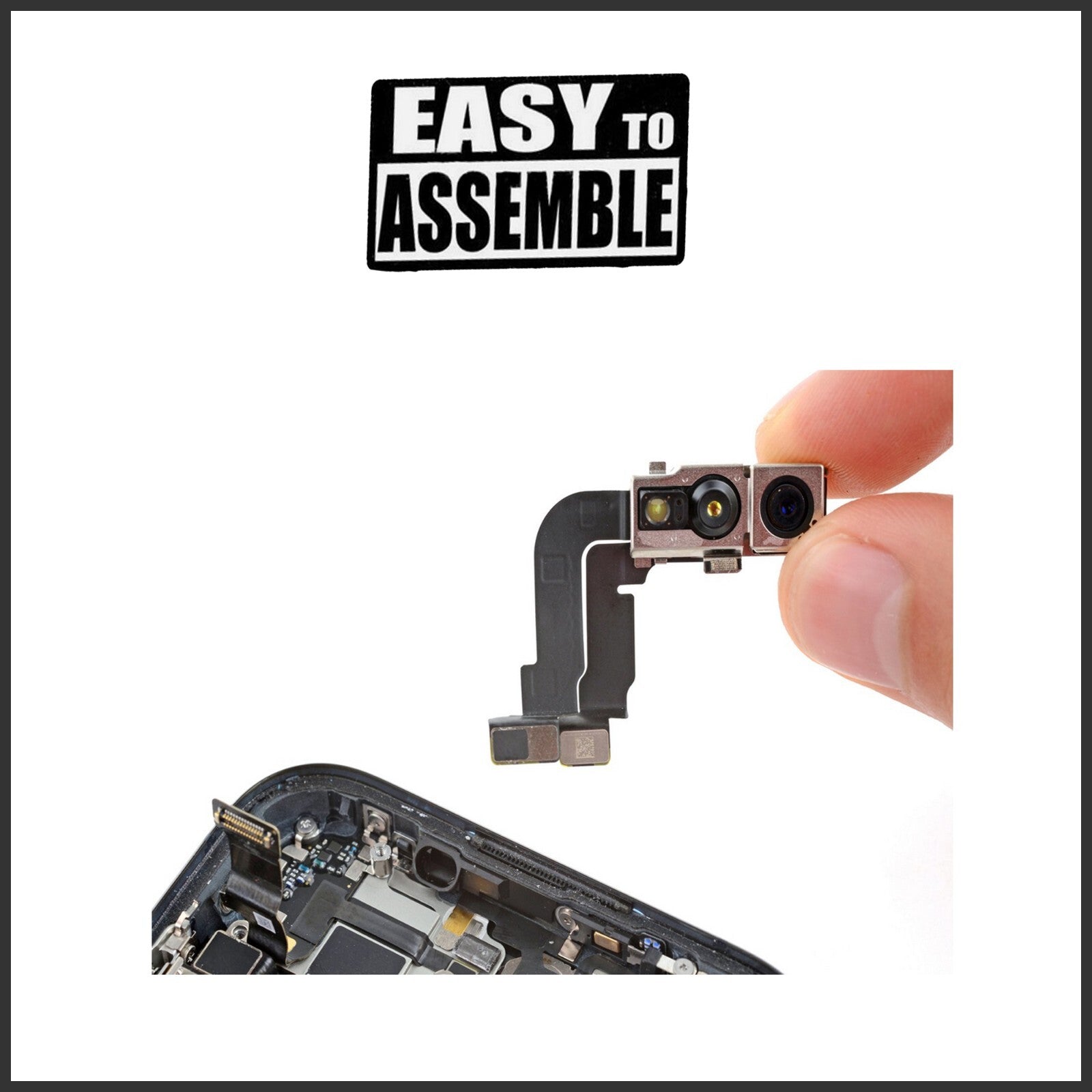 For Apple Gen iPhone 15 Pro Front Camera Replacement  With Proximity Sensor