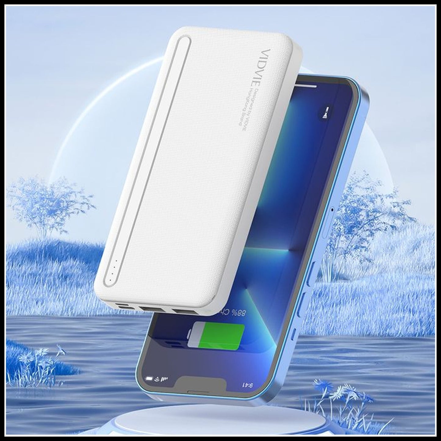 For Vidvie (PB773) 10000mAh LED Power Bank Fast Charging