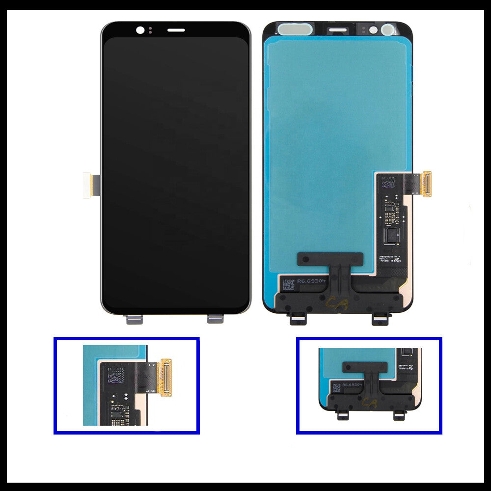 For Google Pixel 4 XL LCD Display Screen Touch Digitizer Replacement Black 