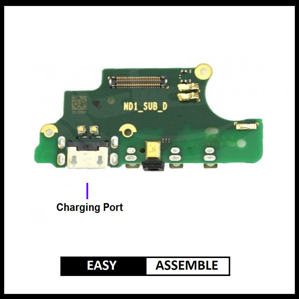 For Nokia 5.1 ( TA-1061/ 1075 ) Micro Charging Port Board Connector Replacement