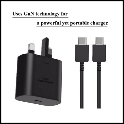 For Dadu 25W Type-C Power Adapter With Type-C to Type-C Fast Charger Cable