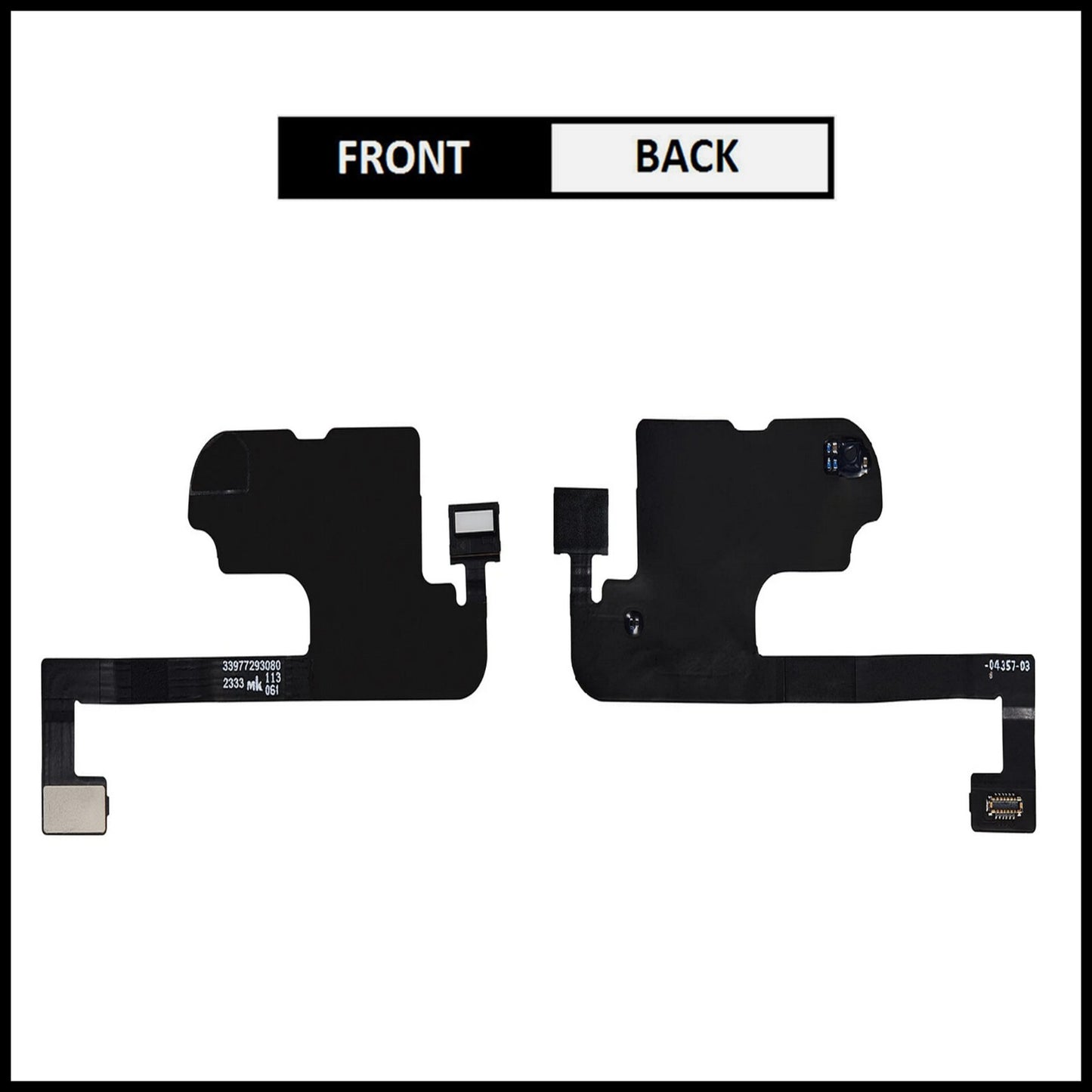 For iPhone 15 Plus Ear Speaker Sensor With Proximity Mic Earpiece Sensor Flex