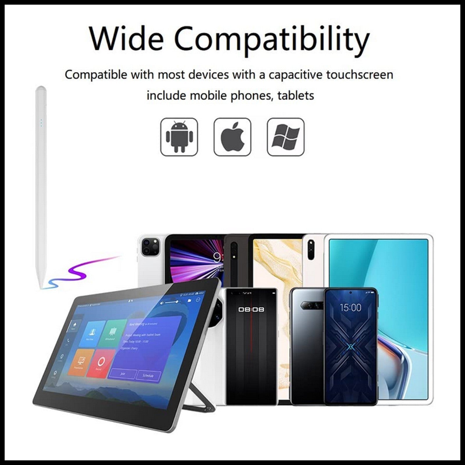 For Dadu Active Capacitive Stylus Pen- Rechargeable, Magnetic, For iPad/Tablet