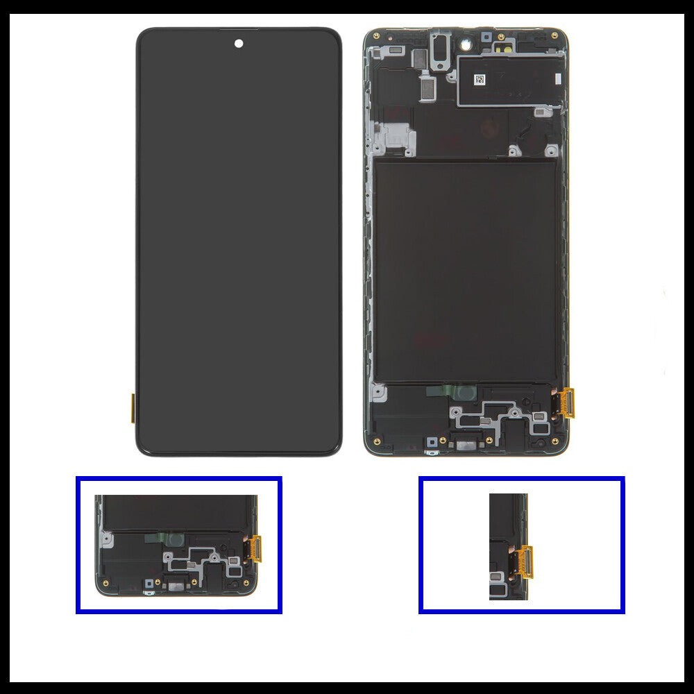 For Samsung Galaxy A71 / SM-A715F LCD With Frame Display Screen Replacement