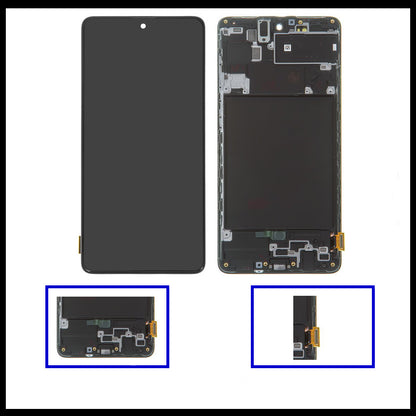 For Samsung Galaxy A71 / SM-A715F LCD With Frame Display Screen Replacement