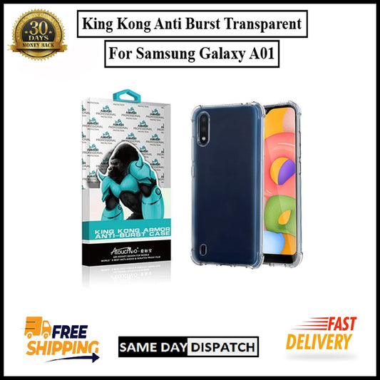 For Samsung Galaxy A01 King Kong Anti Burst & Silicon Shockproof Case Cover