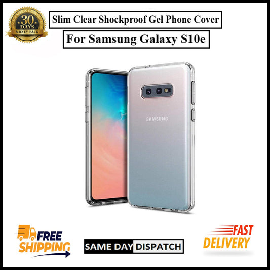 For Samsung Galaxy S10e Slim Clear Shockproof Gel Phone Cover