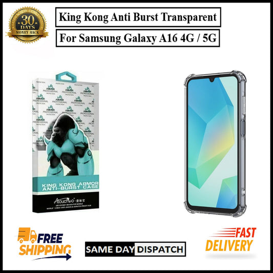 For Samsung Galaxy A16 4G/5G King Kong Anti Burst &Silicon Shockproof Case Cover