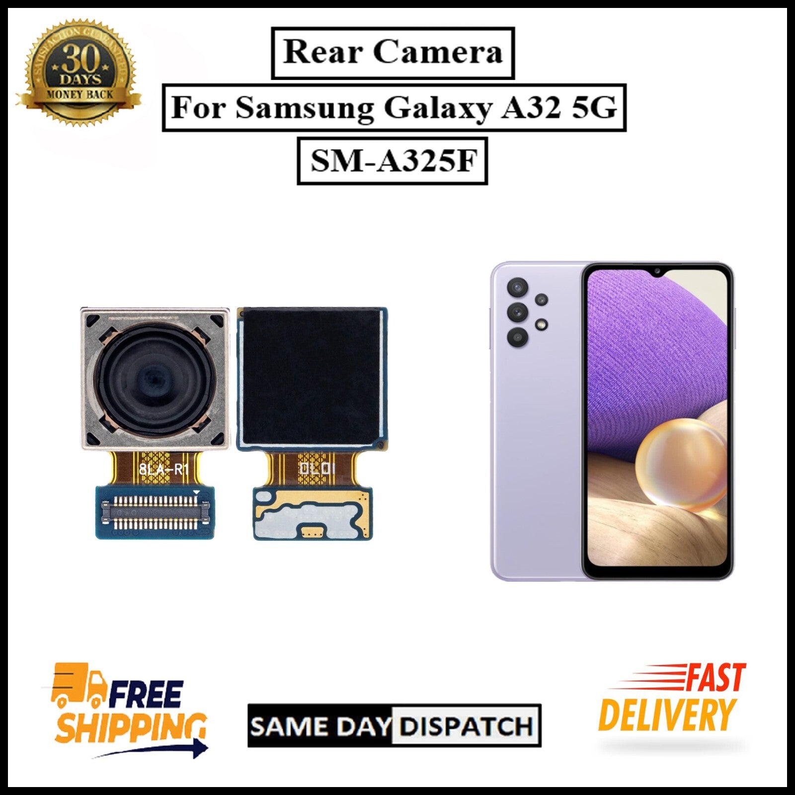 For Samsung Galaxy A32 5G / SM-A325F Genuine Rear (Back) Main Camera Replacement