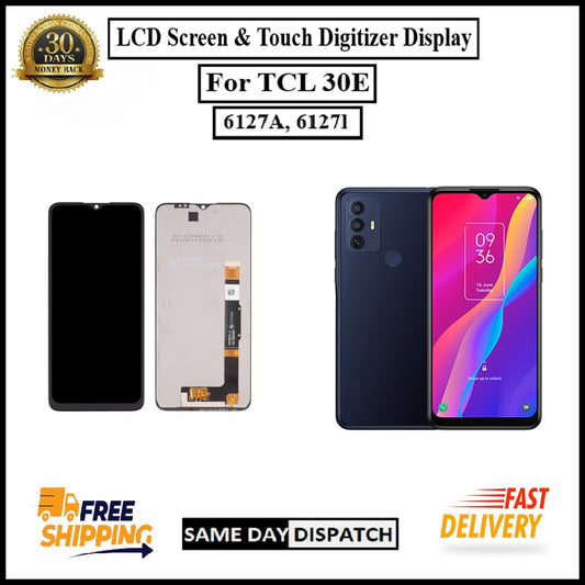 For TCL 30E / 6127A / 61271 LCD Display screen Touch Digitizer Replacement