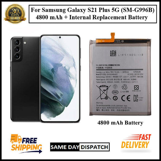 For Samsung Galaxy S21 Plus 5G (SM-G996B) 4800mAh+ Internal Replacement Battery