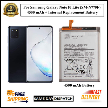 For Samsung Galaxy Note 10 Lite (SM-N770F) 4500mAh+ Internal Replacement Battery