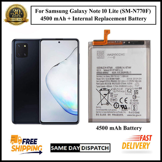 For Samsung Galaxy Note 10 Lite (SM-N770F) 4500mAh+ Internal Replacement Battery