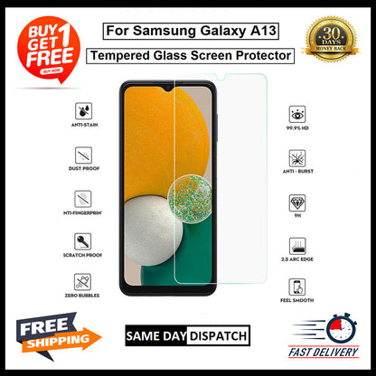 For Samsung Galaxy A03 Core/ A13/ A23/ A33 5G/ A53 5G/ A73 5G Tempered Protector