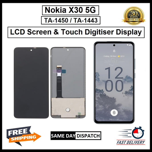 For Nokia X30 5G  / TA-1450 / 43  LCD Screen Touch Digitizer Replacement display