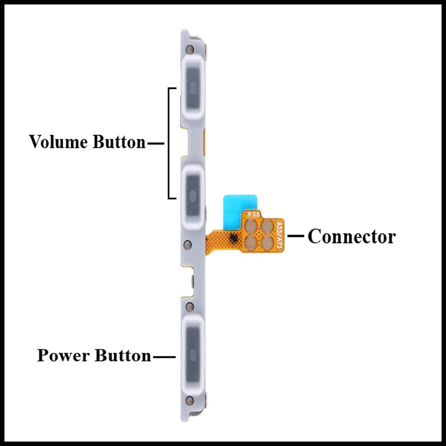 For Samsung Galaxy A33/ A73 5G ( A336B/A736B ) Power Cable & Volume Button Flex