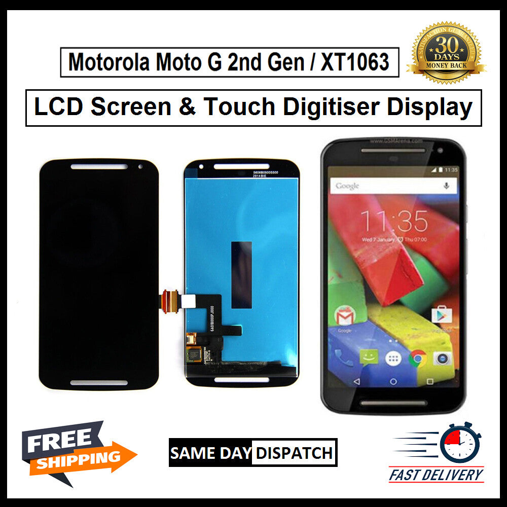 Motorola Moto G2 & G 2nd Generation Display Screen Touch Replacement LCD