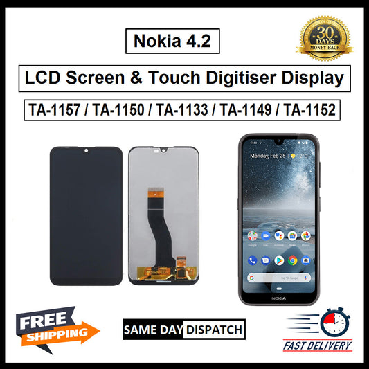 For Nokia 4.2 / TA-1227 LCD Screen Display Touch Digitizer Replacement Assembly 