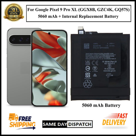 For Google Pixel 9 Pro XL ( GH2MB ) 5060mAh+ Internal Replacement Battery