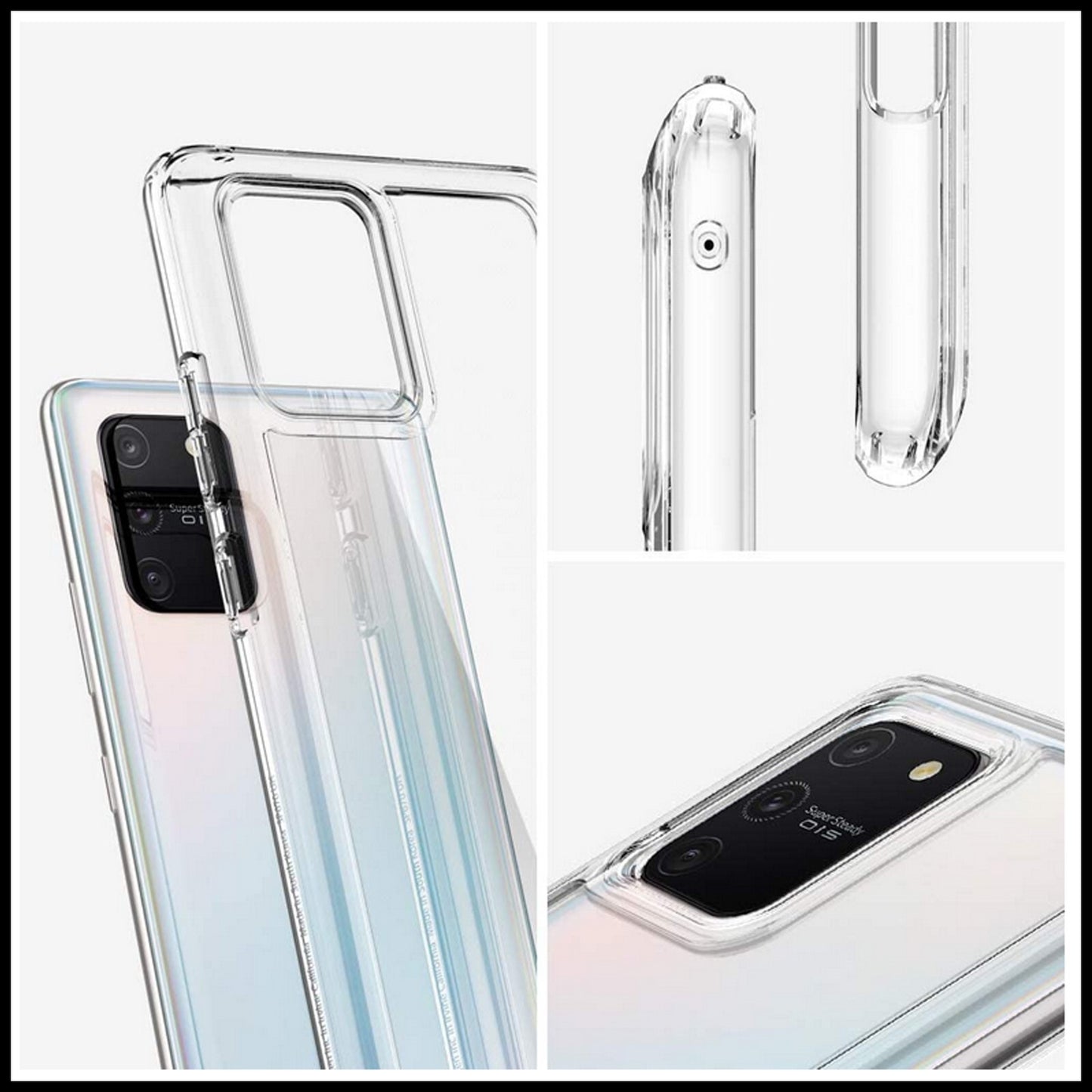 For Samsung Galaxy S10 Lite / A91 5G Slim Clear Shockproof Gel Phone Cover