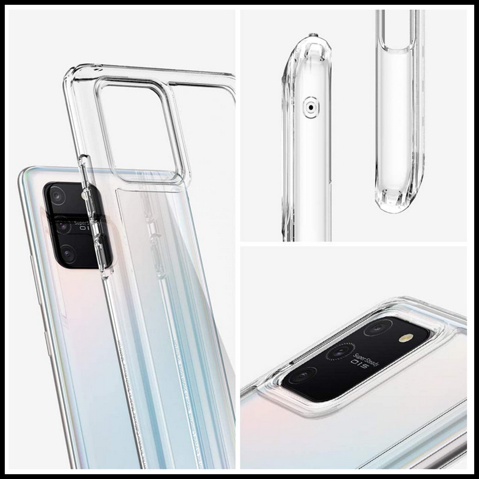 For Samsung Galaxy S10 Lite / A91 5G Slim Clear Shockproof Gel Phone Cover