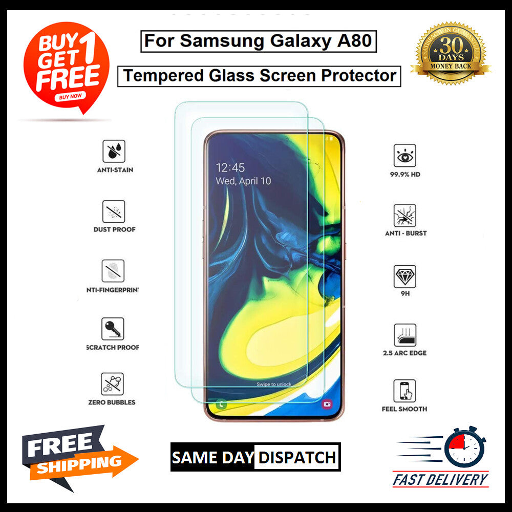 For Samsung A10/A20/A30/A40/A50/A60/A70/A80/A90 5G Tempered Glass Protector