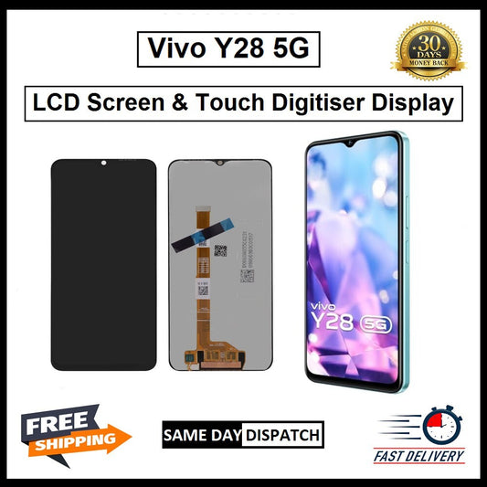 For Vivo Y28 5G Display Screen Touch Digitizer Replacement  LCD