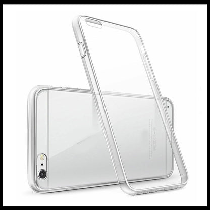 For Apple iPhone 6 Plus / 6s Plus Slim Clear Shockproof Gel Phone Cover