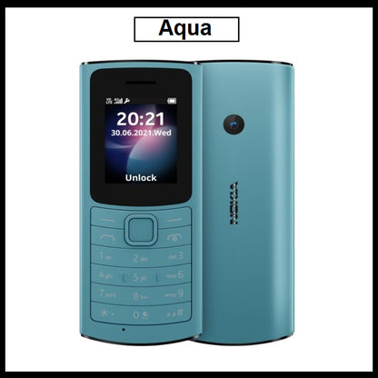 Nokia 110 4G LTE BIG Button & Unlocked ( Dual Sim ) & MP3 Player & FM Radio