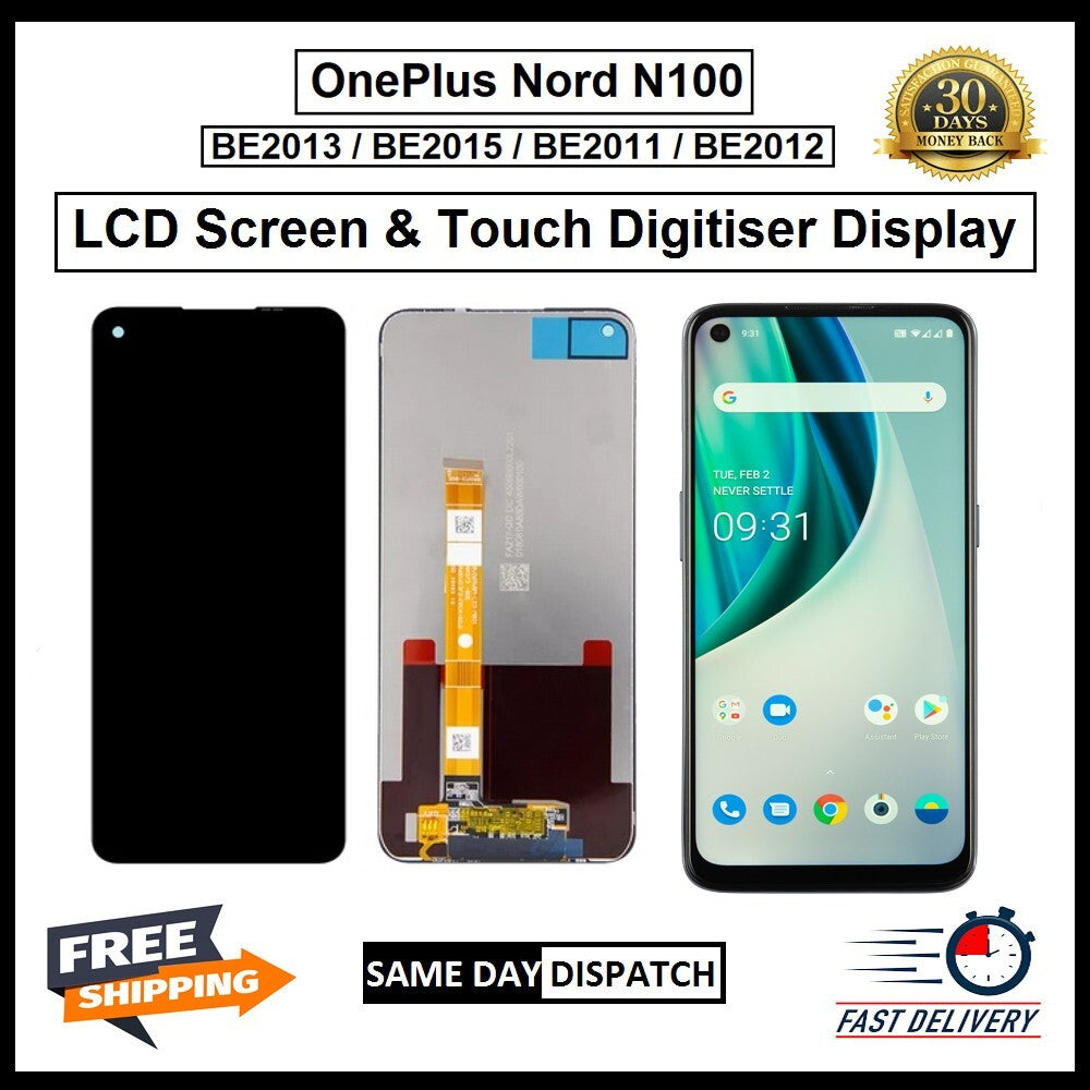 For OnePlus Nord N100 Display Screen Touch Digitizer Replacement LCD