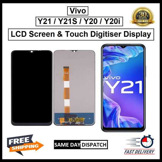 For Vivo Y21 / Y21S / Y20 / Y20i  Display Screen Touch Digitizer Replacement LCD