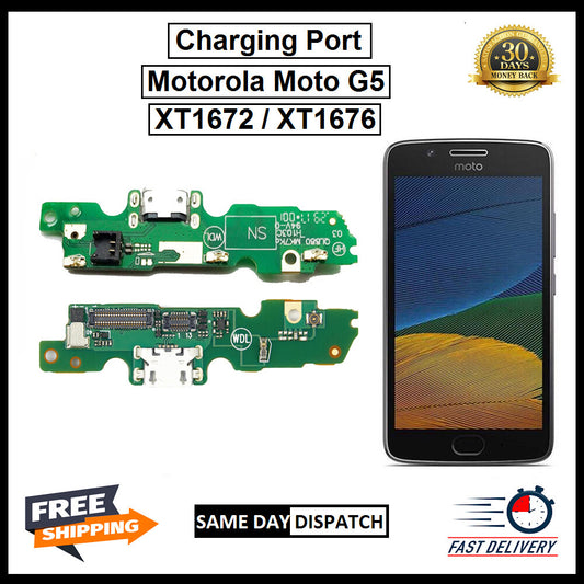 For Motorola Moto G5 / XT-1672 / XT-1676 Charging Port Flex Replacement 