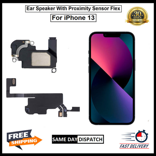 For iPhone 13 Ear Speaker Sensor With Proximity Mic Earpiece Sensor Flex
