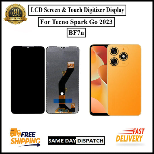 For Tecno Spark Go 2023 / BF7n LCD Display screen Touch Digitizer Replacement