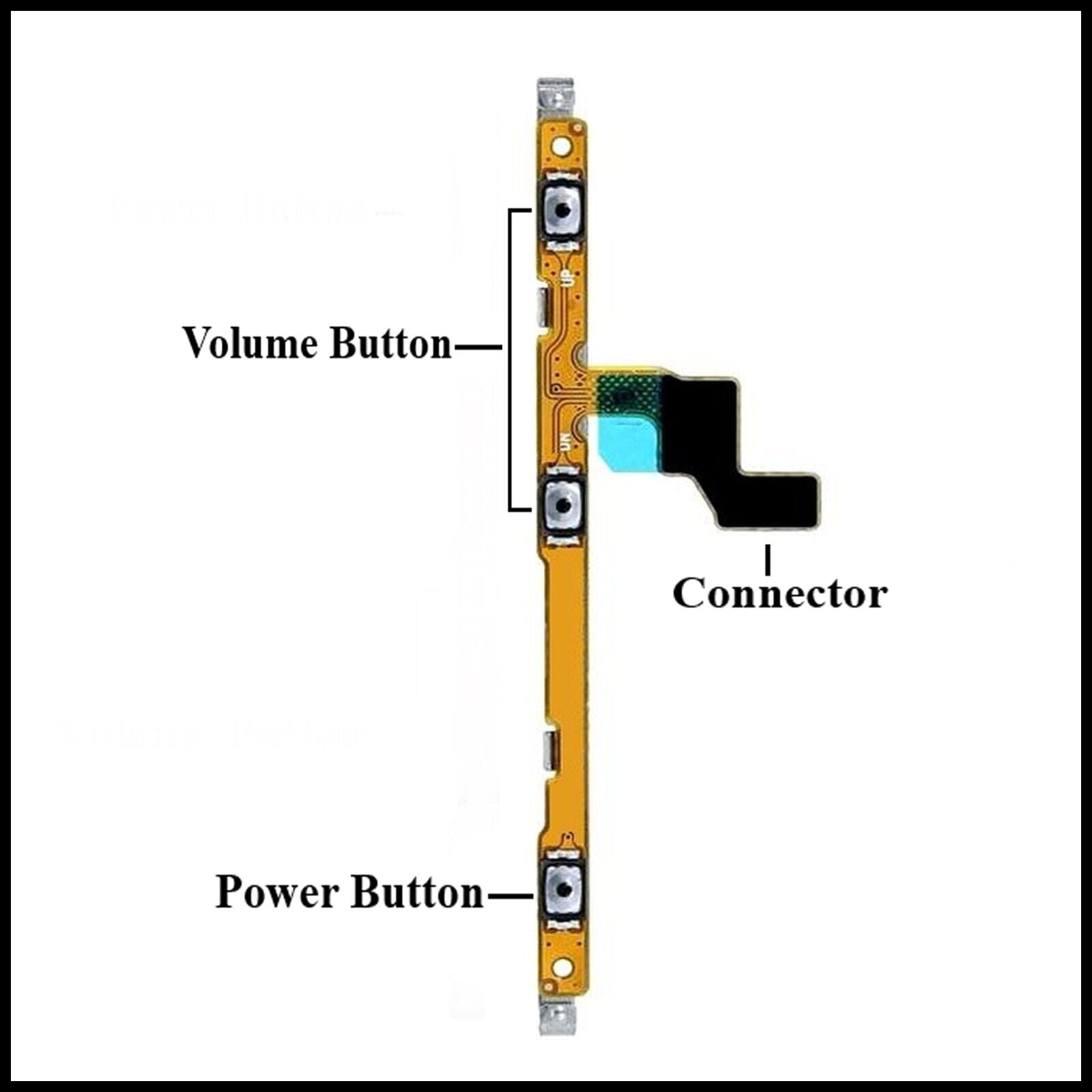 For Samsung Galaxy A70s / A70 Power Flex Cable & Volume Button Flex Replacement