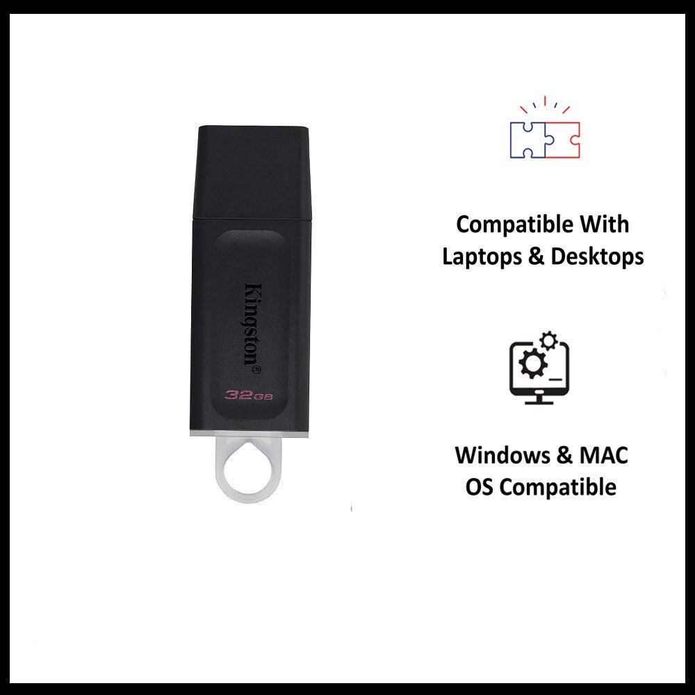 Kingston High Speed 32gb USB Flash Drive & USB 3.2' & 5 Years Warranty