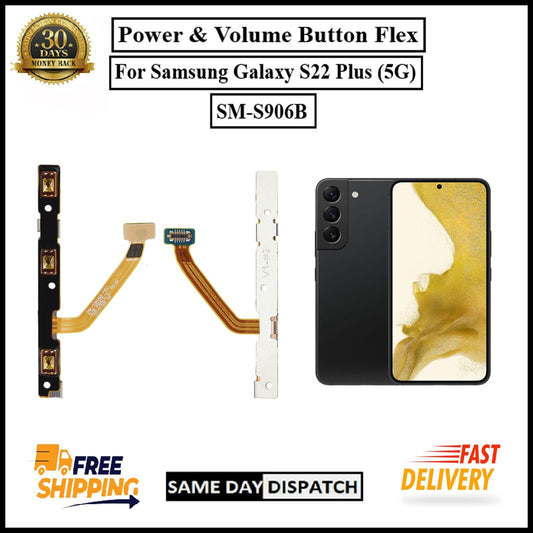 For Samsung Galaxy S22 Plus 5G Power Flex Cable & Volume Button Flex Replacement